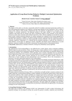 Application of Group Based Sorting Method to Multiple