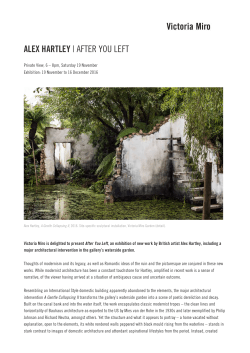 Press Release - Victoria Miro