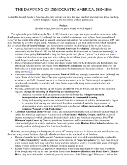 Dawning of Democratic America - Scaliasworld