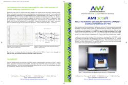 AMI-300IR Brochure - Altamira Instruments, Inc.