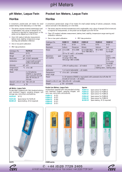 pH Meters
