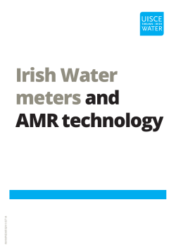Irish Water meters and AMR technology