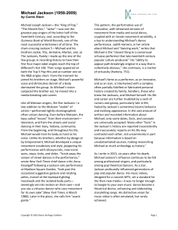 Michael Jackson (1958-2009)