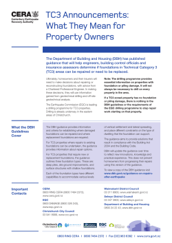 TC3 Announcements: What They Mean for Property