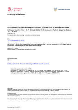 An integrated perspective to explain nitrogen mineralization in