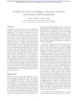 Evolution of cell-to-cell variability in stochastic, controlled