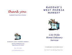 thank you - Haddad`s West Peoria Market