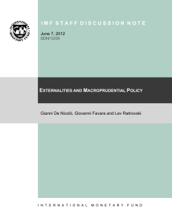 Externalities and Macroprudential Policy