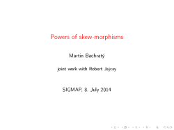 Powers of skew