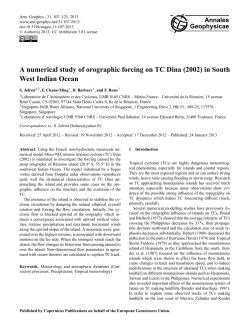 A numerical study of orographic forcing on TC Dina (2002)