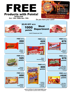 Products with Points!