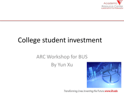 College student investment
