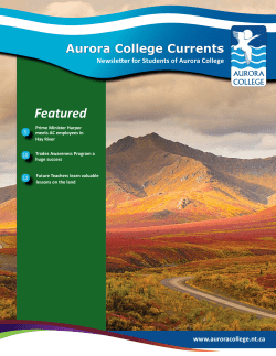 Featured - Aurora College