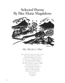 Selected Poems By Rita Maria Magdaleno
