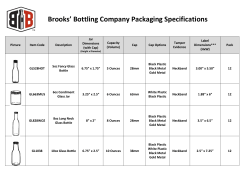 Packaging Specifications