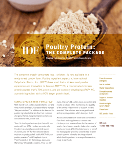 Poultry Protein: