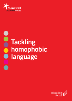 Tackling Homophobic Language