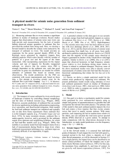 A physical model for seismic noise generation from