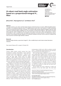 A robust road bank angle estimation based on a proportional