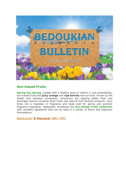 Sun-kissed Fruits Bedoukian 9