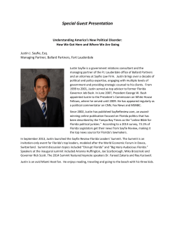 Presentation - South Florida Regional Planning Council