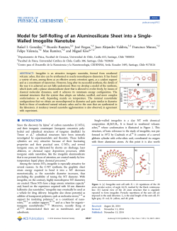 Model for Self-Rolling of an Aluminosilicate Sheet into a Single