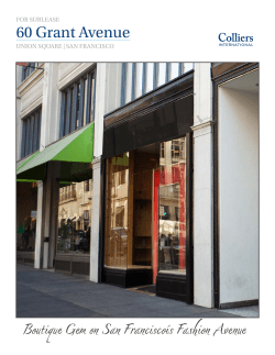60 Grant Avenue Boutique Gem on San Francisco`s