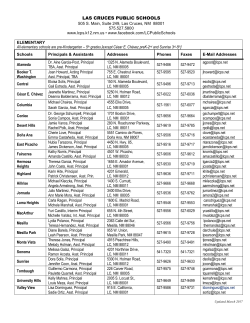 School Principals Addrss-Pho-fax 080116