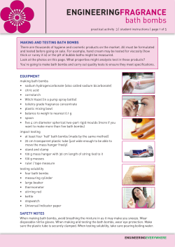 EnginEEringfragrancE bath bombs