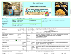 Mac and Cheese - californiahealthykids.org