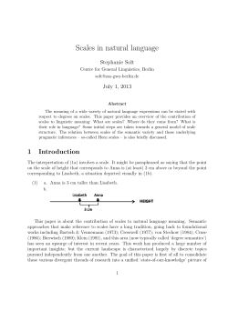 Scales in natural language