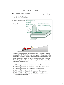 Slides posted after class - University of Toronto Physics