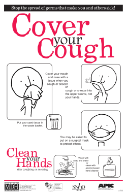 Cover Your Cough Poster - Southern Nevada Health District