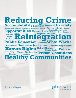 Untitled - John Howard Society of Ontario