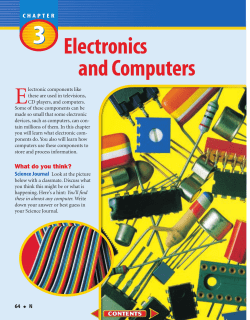 N: Chapter 3: Electronics and Computers