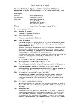 Abbots Langley Parish Council - 84