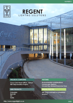feature - regent lighting solutions