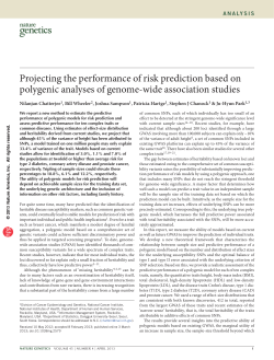 Projecting the performance of risk prediction based on polygenic
