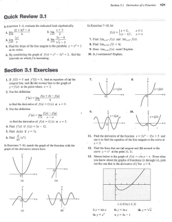 Qui~1<Review 3,,1 Section 3.1 Exercises