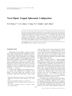 Novel Dipole Trapped Spheromak Configuration