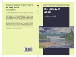 The Ecology of School