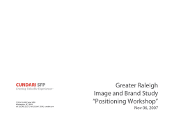 Raleigh Positioning Workshop Nov 6th Final