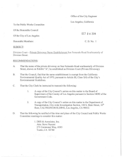 Engineering - City of Los Angeles