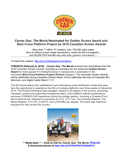 Corner Gas: The Movie Nominated for Golden Screen Award and