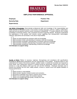 employee performance appraisal