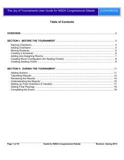 TFA Congress Tabulation Notes