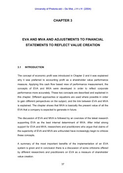 chapter 3 eva and mva and adjustments to financial statements to