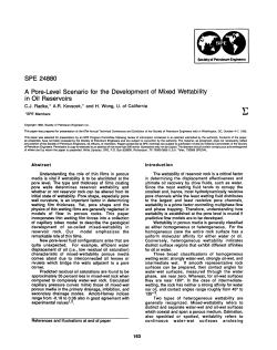 A Pore-Level Scenario for the Development of Mixed Wettability in