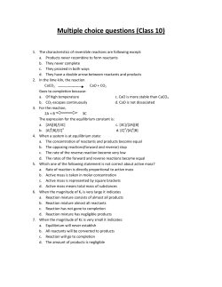 MCQs ( Chem &ndash; Class 10 )