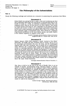 The Philosophy of the Industrialists